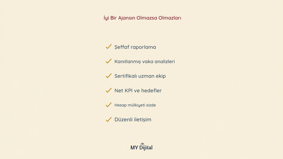 En İyi Dijital Pazarlama Ajansı Nasıl Seçilir? 2 dijital pazarlama ajansı nasıl seçilir: iyi bir ajansın olmazsa olmaz özellikleri checklist