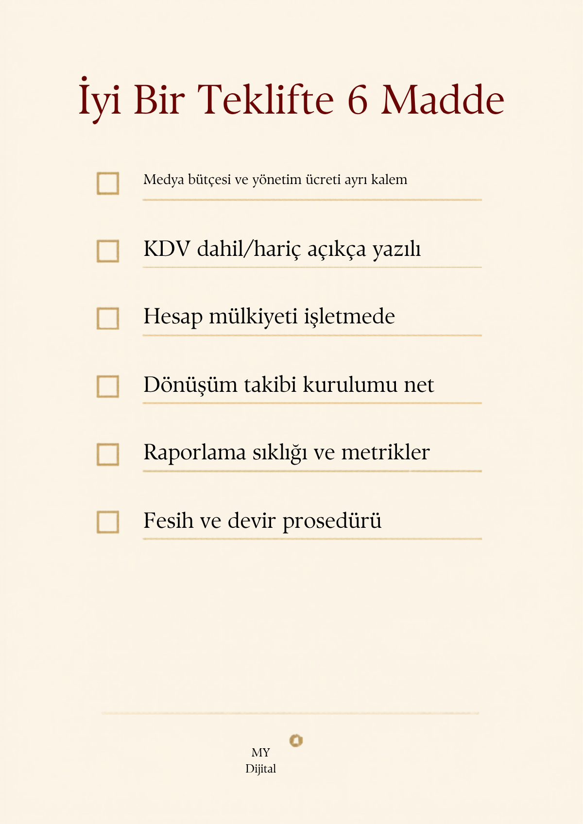 google ads ajansı fiyatları: iyi bir teklifte olması gereken 6 madde kontrol listesi