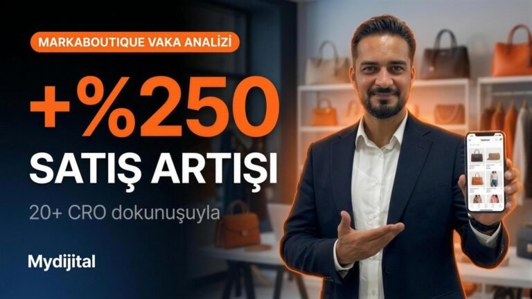 Marka Boutique e-ticaret CRO vaka analizi - MY Dijital