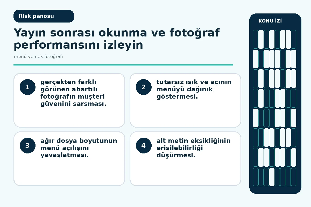 Menü Yemek Fotoğrafı: Telefonla 7 Etkili Adımda Profesyonel 5 Kötü aydınlatılmış bulanık fotoğraf ile net ve iyi ışıklı fotoğrafın yan yana karşılaştırması (risk).